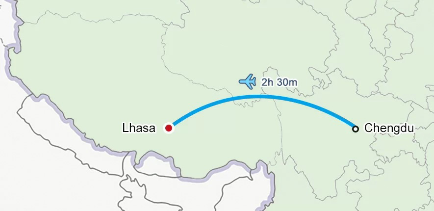 Chuyến bay Chengdu Lhasa là cách hiệu quả nhất đến Tây Tạng