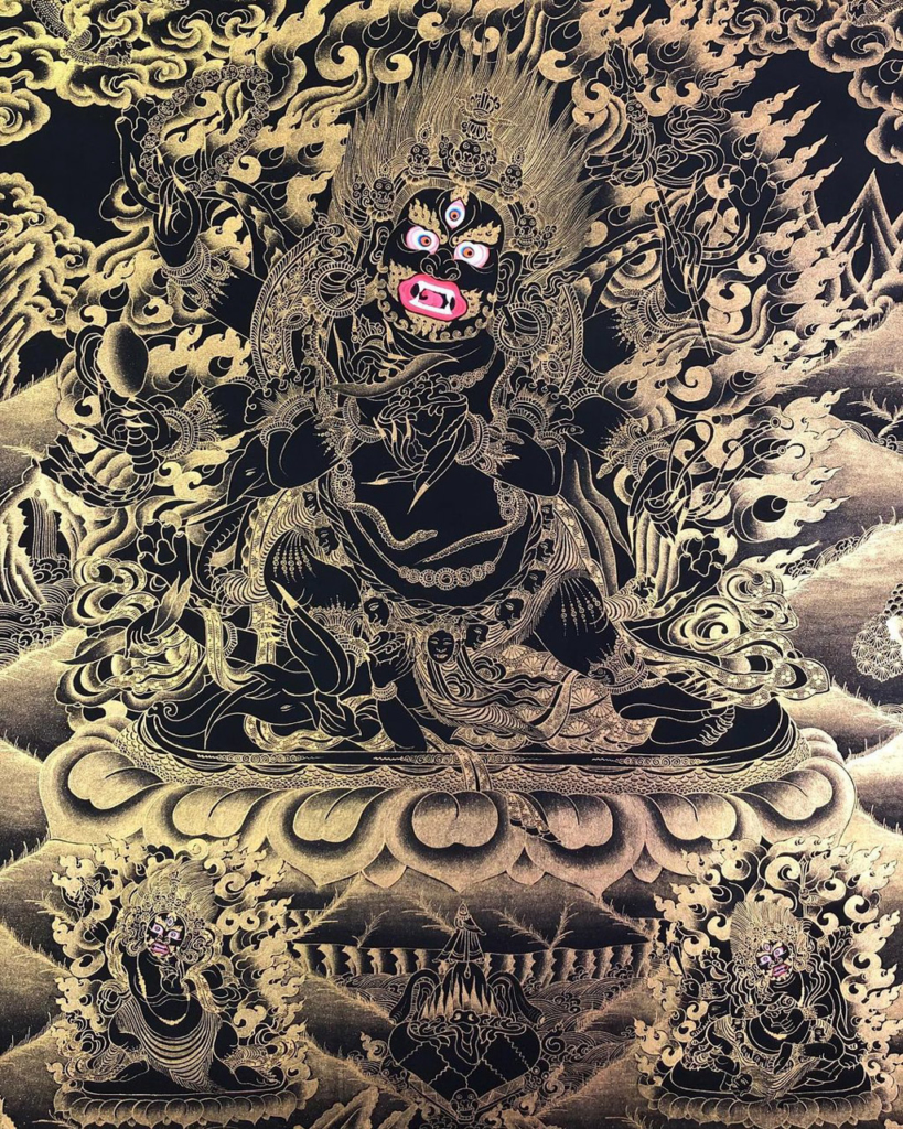 Người bảo vệ "phẫn nộ" Mahakala (Hình thức bảo vệ Mật Tông của đức Avalokiteshvara
