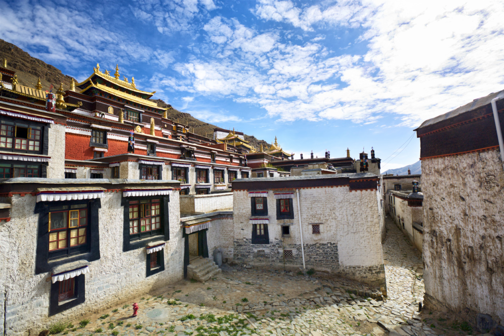 Kiến trúc tu viện Tashilhunpo Monastery